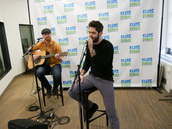Watch Thomas Rhett cover Justin Beiber's "Love Yourself" on Elvis Duran
