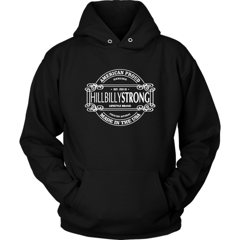 HillbillyStrong Country Apparel Hoodie Chose color / size - HILLBILLYSTRONG Country Apperal